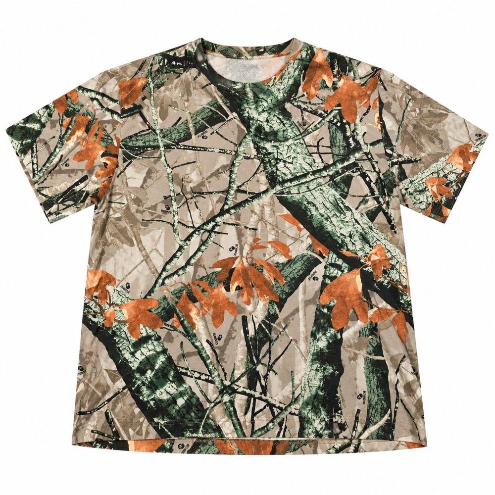 Outfitters Ridge Realtree Camo T-Shirt Men’s 2XL 50-52 Hunting Outdoor